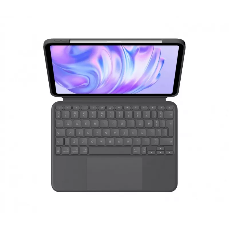 Logitech Combo Touch tastatūra QWERTY US International skārienpaliktnis grafīts