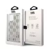 Karl Lagerfeld KLHCP14MLMNMS iPhone 14 Plus 6.7 cietais maciņš sudraba / sudraba Liquid Glitter Monogram