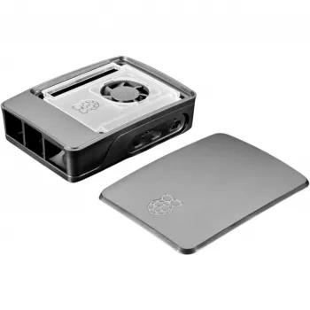ALLNET Raspberry Pi 5 piederums – melns/pelēks korpuss 5. versijai