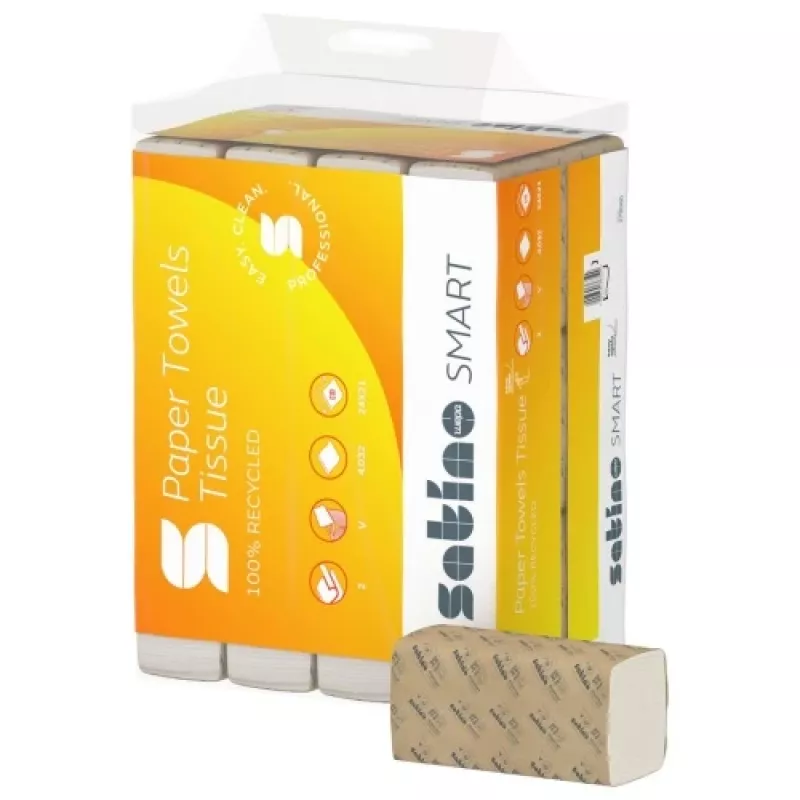 Papīra roku dvielis wepa V-Fold LPMB2336V 336 loksnes 2-kārtu