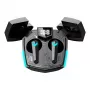 Canyon GTWS-2 Bezvadu austiņas ar auss āķi spēlēm USB Type-C Bluetooth uzlādes doks Melns (CND-GTWS2B)