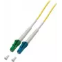 Helos - Patch-kabelis - LC/APC Einzelmodus (M) to LC/PC Einzelmodus (M) - 2 m - Fibre Optic - Simplex - 9/125 micrometre - OS2 - dzeltena - for AVM FRITZBox 5530 Fiber