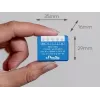 Shelly Qubino Wave 1 Mini LR viedais slēdzis Z-Wave Zils
