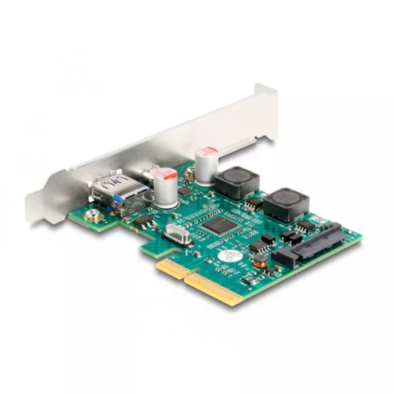 DeLOCK PCI Express x4 karte 1 x USB Type-C 1 x USB Type-A 10 Gbps