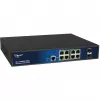 Pārvaldāms 10 portu PoE slēdzis ALLNET ALL-SG8610PMJ ar 8 PoE+ portiem un 2 augšupsaites portiem