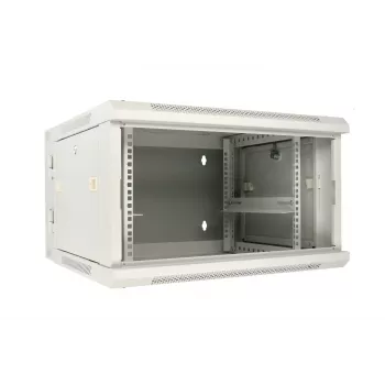 Extralink pie sienas stiprināms skapis 6U 600x600 AZH pelēks, verams