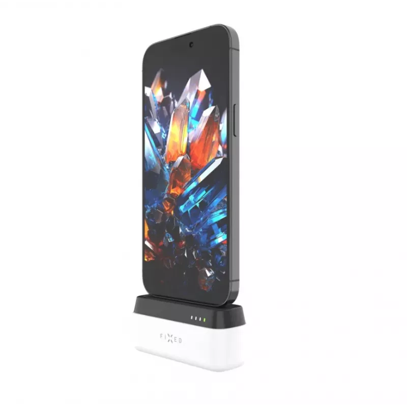 Pārnēsājams ārējais akumulators FIXED FIXZEN-5PL-WH, 5000 mAh, USB-C izeja 5V/3A, 9V/2,22A, 12V/1,67A, balts