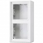 Virsmas montāžas slēdža un kontaktligzdas vāks JUNG LS 582 A WW — Balta, Duroplast, 81×47×152 mm