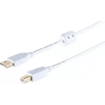 USB A–B kabelis ShiverPeaks 77022‑WF High Speed USB 2.0, datu un strāvas pārvade