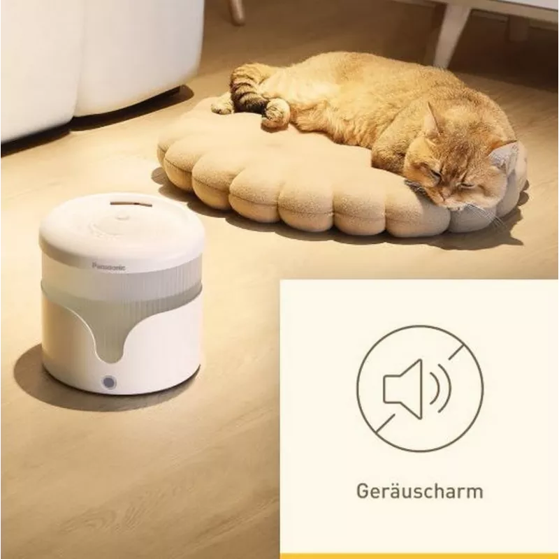 Automātiskā mājdzīvnieku dzirdinātava Panasonic CP-JNW01CW — 1,9 l, darbināma no maiņstrāvas, balta, Ø18,5 cm × 175 mm