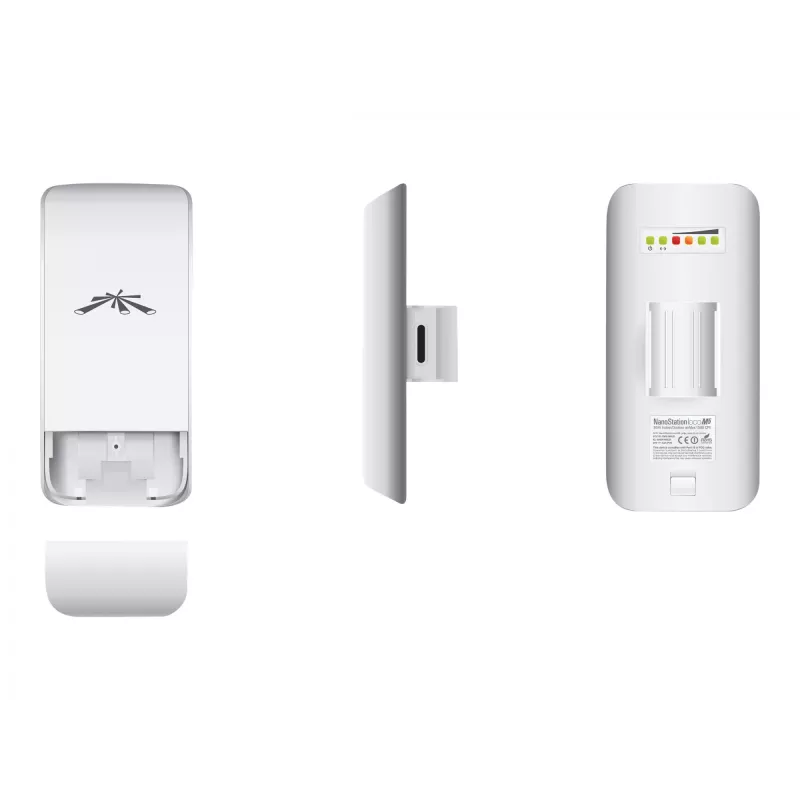 Bezvadu piekļuves punkts UBIQUITI LocoM5, 5 GHz vienjoslas, 150 Mbit/s, 13 dBi, PoE