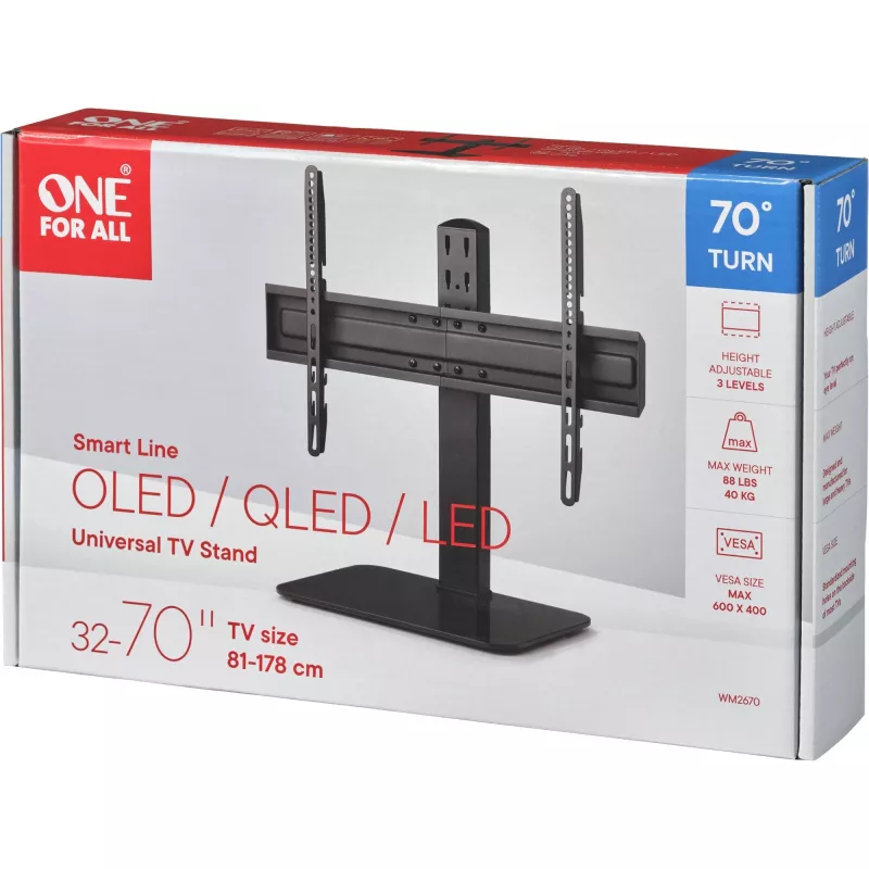 One For All Ultra plāns Line WM 2670 177,8 cm (70) melns (WM2670)
