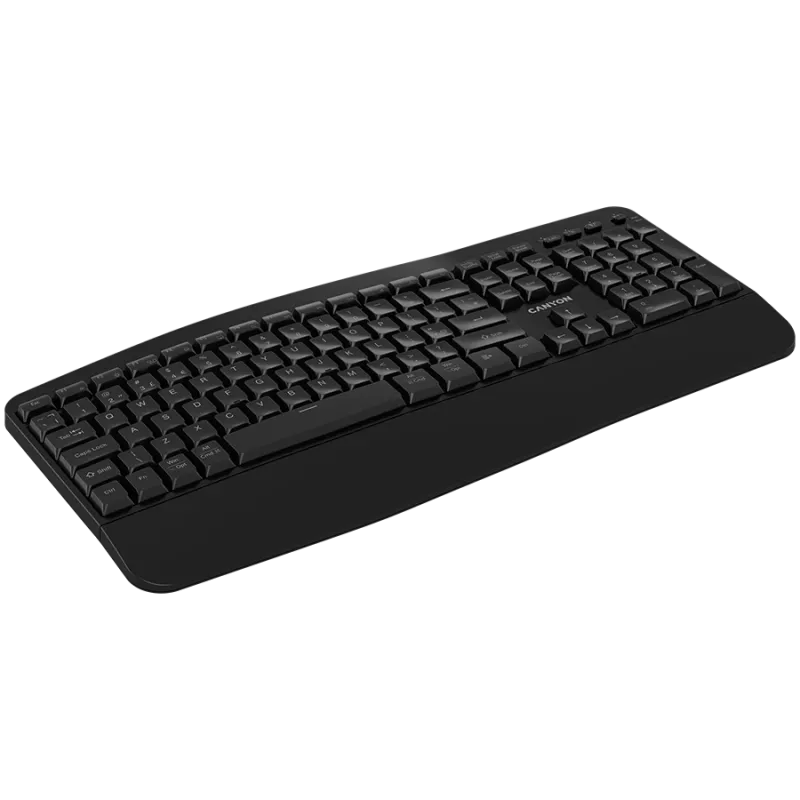 CANYON tastatūra HKB-W6 bezvadu melna