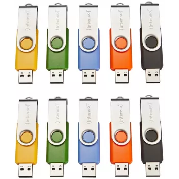 USB zibatmiņa Intenso 4 GB USB Type-A 2.0 ar grozāmu savienotāju
