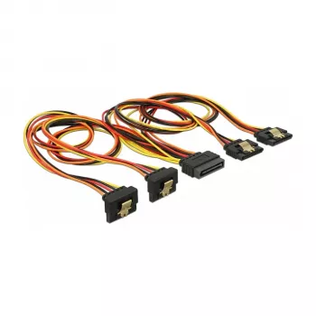 Iekšējais barošanas kabelis DeLOCK 60152 0,5 m 4 x SATA 15-pin