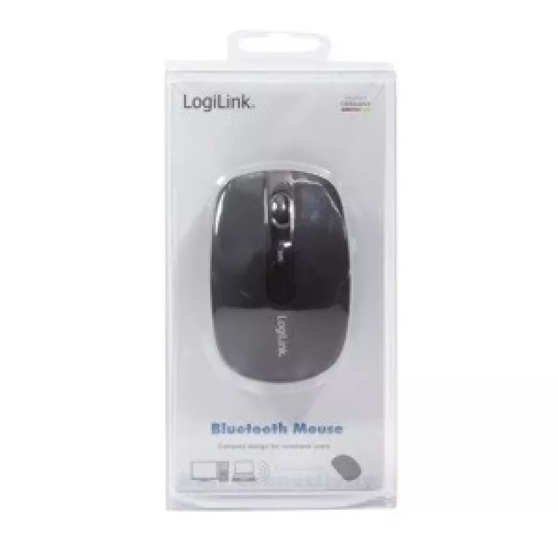 Pele LogiLink ID0078A Bluetooth optiskā piemērota abām rokām