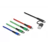 USB kabelis DeLOCK 87035 1.2 m USB 2.0 USB A USB C Micro USB-B Lightning