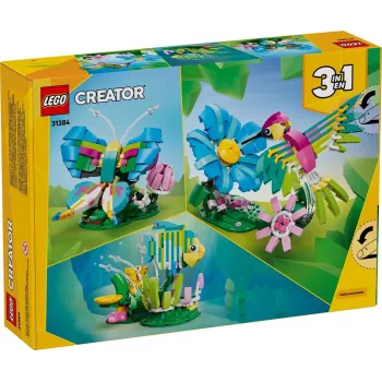 LEGO CREATOR 3 IN 1 31384 Savvaļas dzīvnieki: Krāsains kolibri