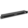 Kabeļu organizators QOLTEC 54514 19 collu statņiem, 24 pieslēgvietas