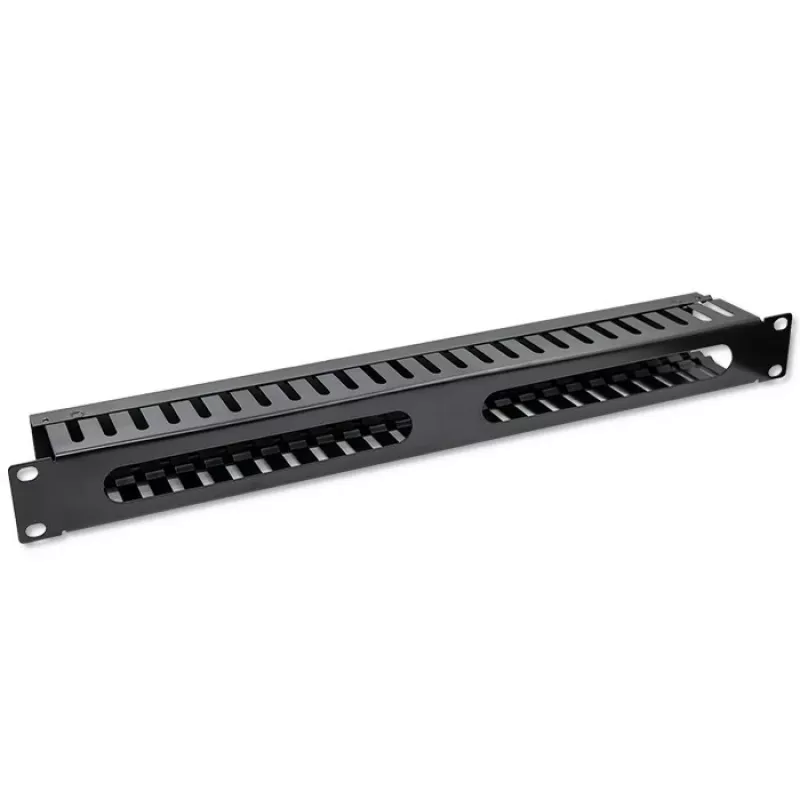 Kabeļu organizators QOLTEC 54514 19 collu statņiem, 24 pieslēgvietas