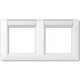 Sienas plāksne JUNG AS 5820 NA WW balta, duroplasts, 151.5×80.5 mm