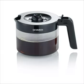 Severin GK 5418 stikla karafe kafijas aparātam KA 4811, stikls/plastmasa, melna/caurspīdīga