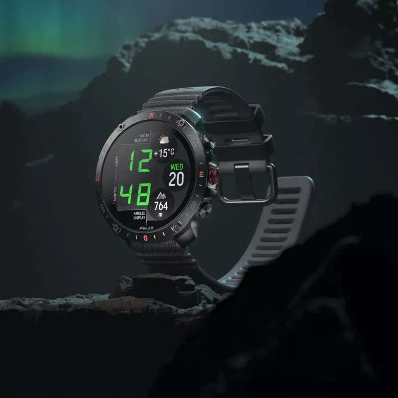Polar Grit X2 Pro 3,53 cm (1.39) AMOLED Digital 454 x 454 Pixel Touchscreen Melns GPS (900110283)