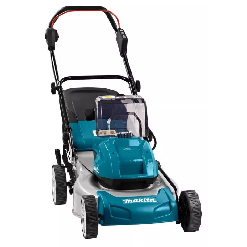 Makita DLM460PT2 zāles pļāvējs Staigājams aiz pļāvēja Akumulators Melns, Zils, Pelēks