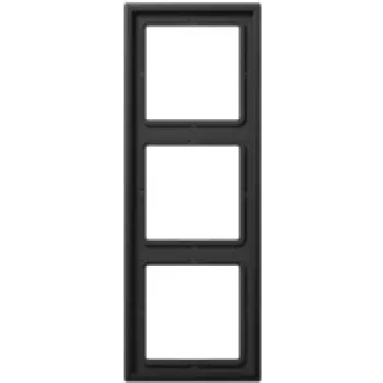 Alumīnija ielaižamā vāka plāksne JUNG AL 2983 D, melna, 81×223 mm