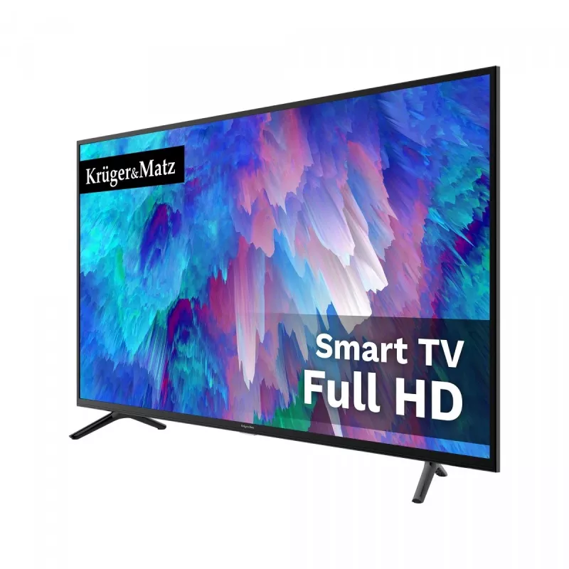 Krüger&Matz KM0232-S6 TV 81.3 cm (32) HD Smart TV Wi-Fi Melns 220 cd/m²
