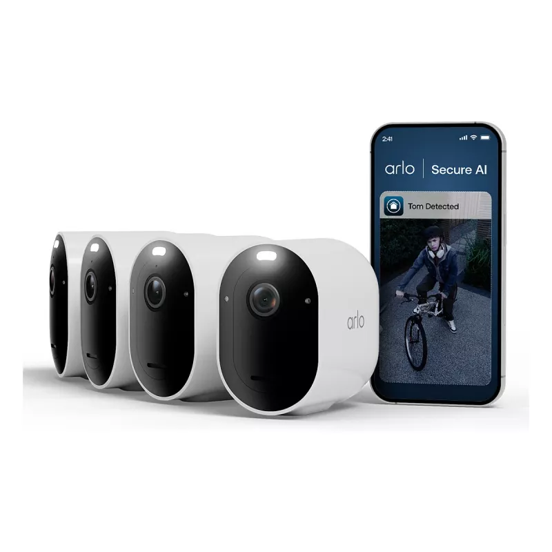 ARLO Pro 6 - 2025. gada izdevums - Tīkla novērošanas kamera - Āra zona, Iekštelpu zona - laikapstākļiem izturīga - Krāsa (diena/nakts)