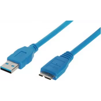 USB kabelis ShiverPeaks BS77195 5m USB 3.2 Gen 1 Micro-USB B zils