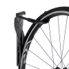 Pie sienas stiprināms velosipēdu statīvs MACLEAN MC-432, vertikāls velo turētājs, regulējams platums, maksimālā slodze 30 kg, melns