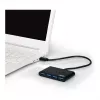 USB centrmezgls Port Designs 900121 USB 3.2 Gen 1 Type-A 5000 Mbit/s Melns