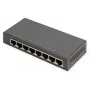 Nepārvaldāms slēdzis Digitus 8-portu Gigabit Ethernet 10/100/1000 metāla korpusā