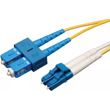 Eaton Tripp Lite Series Duplex Singlemode 9/125 Fiber komutācijas kabelis (LC/SC), 3M (10 ft.) - Patch-kabelis - LC Single-Modus (M) to SC Single-Modus (M) - 3 m - Fibre Optic - Duplex - 9/1