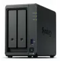 NAS Synology DiskStation DS725+ 2-bay Ryzen R1600 4GB DDR4 ECC, 2.5GbE, 2x M.2, RAID atbalsts, 0TB, Melns