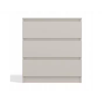 Kumode MALWA M3 no top e shop — 3 atvilktnes, 700×750×400 mm, skaidu plātne, matēts kašmira apdare