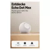 Amazon Echo Dot Max 2025 izlaidums - Glacier White - Bluetooth (B0DKLVWZPF)