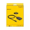 DeLOCK HDMI pārslēgs 2 x HDMI ieeja uz 1 x HDMI izeja 8K 60 Hz iebūvēts 50 cm kabelis