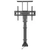 Maclean MC-866 elektriskais televizora paceļamais mehānisms 37-65 collu (94-165,1 cm), tālvadības pults, VESA līdz 600×400, maks. 50 kg, melns