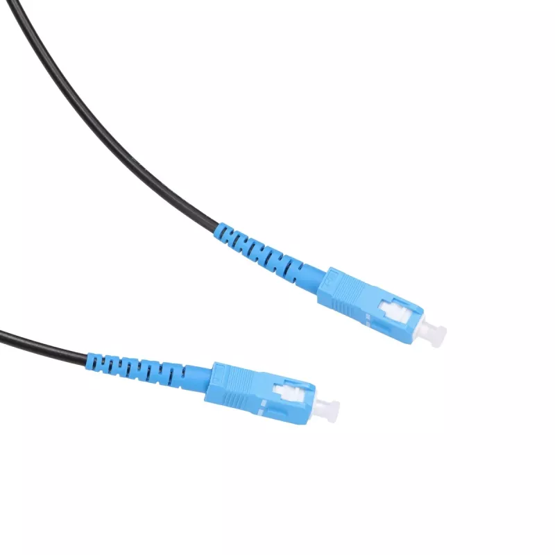 Optiskās šķiedras ielāps Extralink SC/UPC – SC/UPC, vienmoda G.657.A2, simplekss, plakanā nolaižamā tipa, 15 m