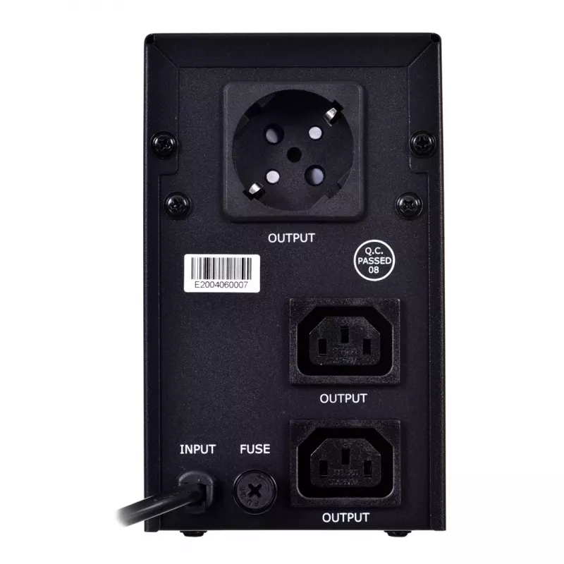 Nepārtrauktās barošanas avots ENERGENIE EG-UPS-031 Line-Interactive 0.65 kVA 390 W 2x C13 kontaktligzdas, 7 Ah VRLA