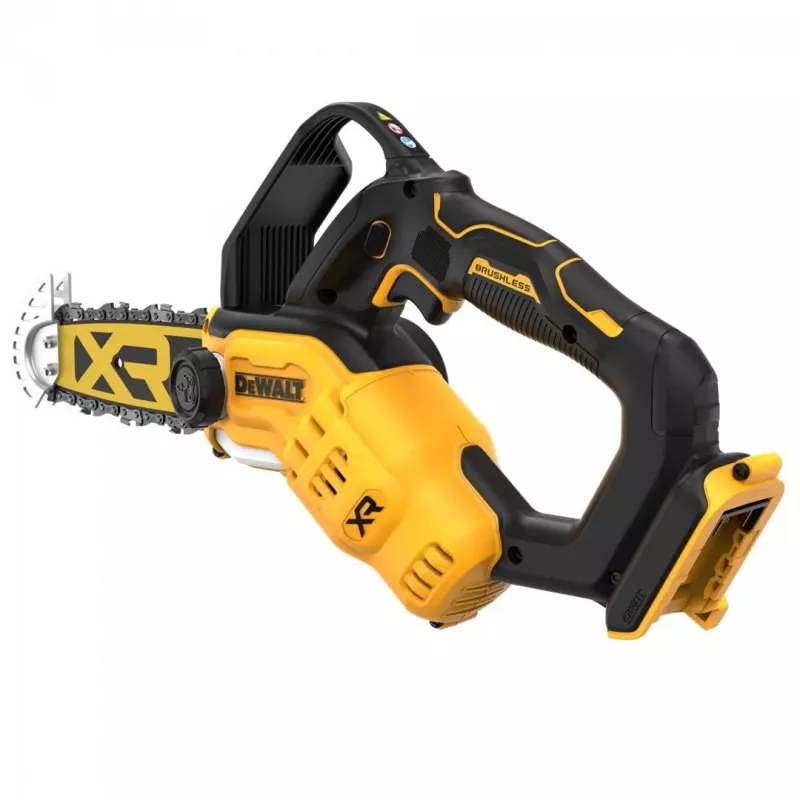 Dzīvžoga trimmeris DeWALT DCMPS520N-XJ, 20 cm sliede, 8,5 m/s ķēdes ātrums, 18 V Li‑Ion, 0,55 L eļļas tvertne, 2,1 kg