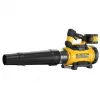 Rokas lapu pūtējs DeWalt DCMBL777X1-QW — bezsuku motors, 21,5 m³/min, 258 km/h, 9 Ah baterija, 3 ātruma iestatījumi, 3,2 kg