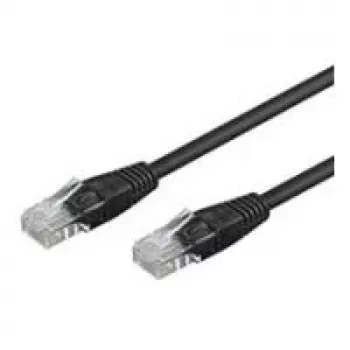 Tīkla kabelis Goobay CAT 6-1500 UTP Melns 15m
