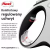 Flexi jauna COMFORT 8 m Melns, Pelēks suņu izvelkamais pavada