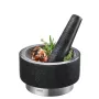 Piesta GEFU 35300 melna nerūsējošais tērauds granīts 14 cm