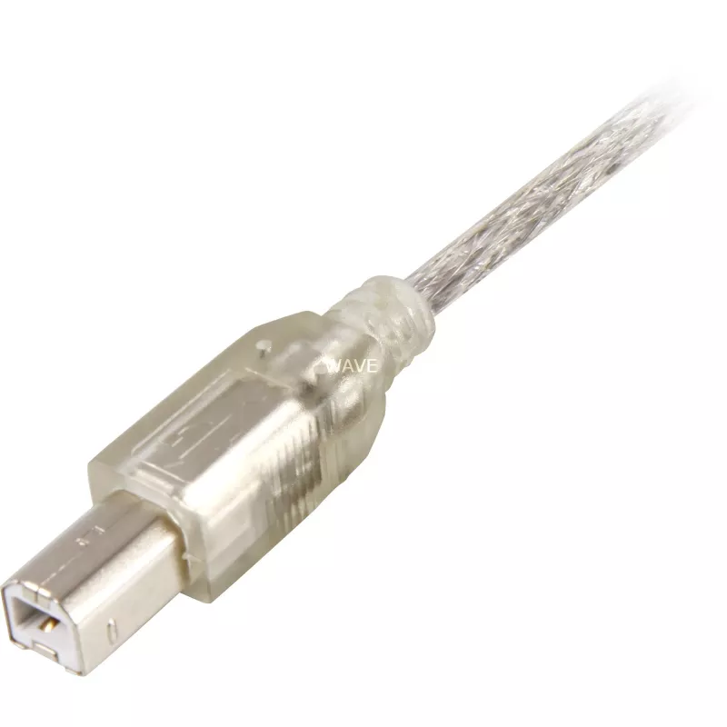 USB kabelis DeLOCK 0,5 m A-B pelēks 82057