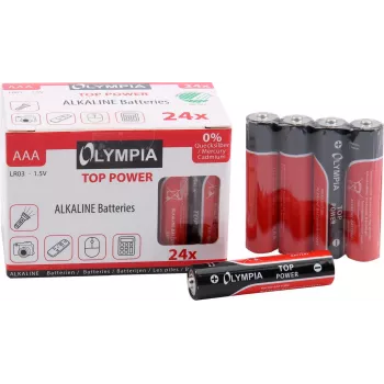 Mājsaimniecības baterija AAA Alkaline Olympia 40180